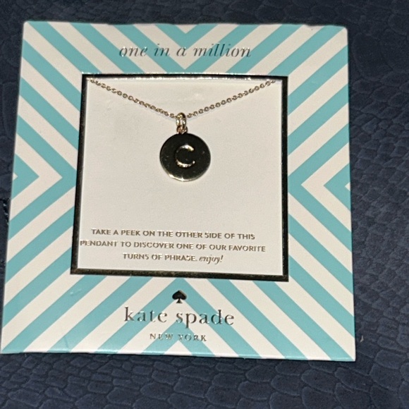 Kate Spade One In A Million “C” Necklace - Picture 1 of 4